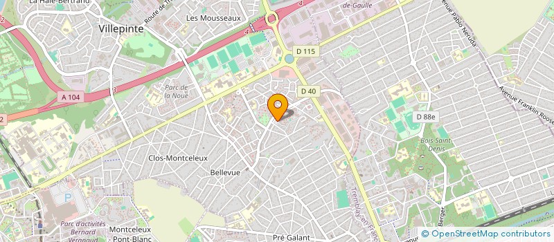 localisation de l'entreprise MONSIEUR KOMLA NAYO à VILLEPINTE