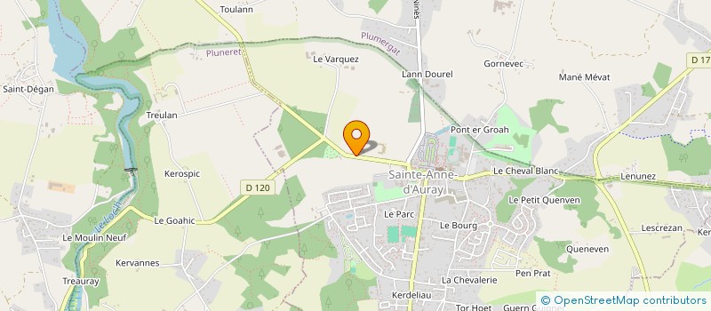 localisation de l'entreprise MONSIEUR KOMLAH PESQUERS  SAINTE-ANNE-D'AURAY