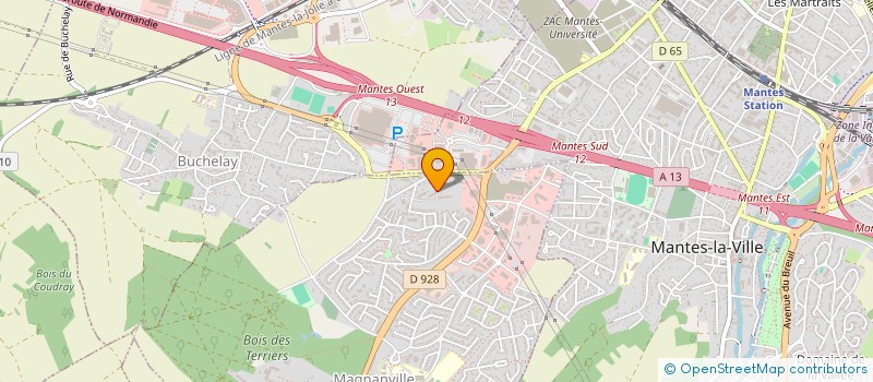 localisation de l'entreprise MONSIEUR KOMLAN AGBEDZINOU  MAGNANVILLE