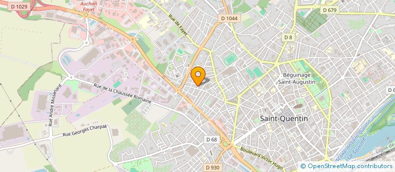 localisation de l'entreprise MONSIEUR KOMLAN AGLA à SAINT-QUENTIN