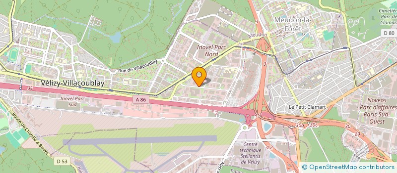 localisation de l'entreprise MONSIEUR KOMLAN BAKALIAN à VELIZY-VILLACOUBLAY