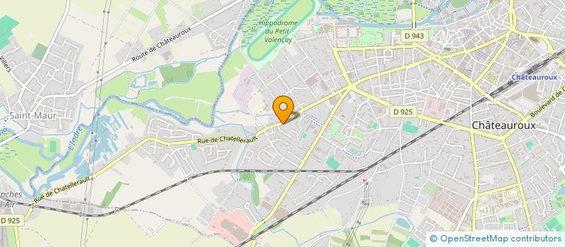 localisation de l'entreprise MONSIEUR KOMLAN LABAN à CHATEAUROUX