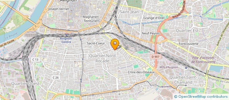 localisation de l'entreprise MONSIEUR KOMLAVI BABOU  AVIGNON