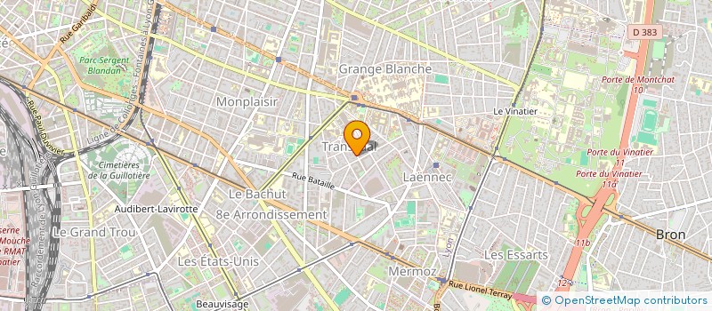 localisation de l'entreprise MONSIEUR KONAN GERVAIS N'GUESSAN  LYON