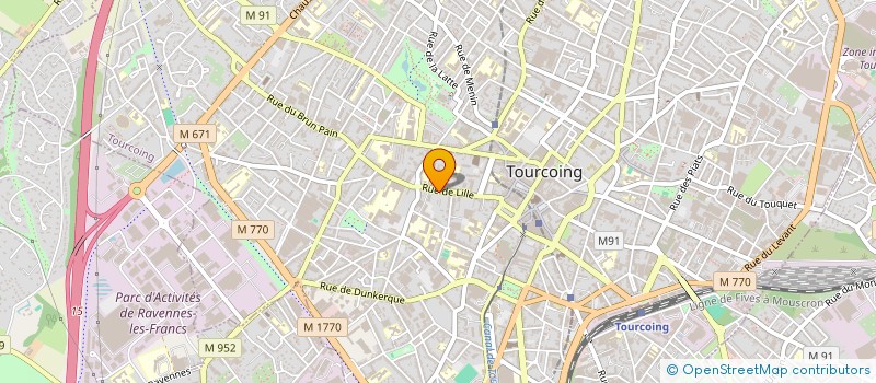 localisation de l'entreprise MONSIEUR KONAN KOUAME  TOURCOING