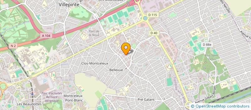 localisation de l'entreprise MONSIEUR KONAN KOYE  ROISSY-EN-BRIE