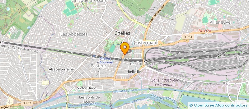 localisation de l'entreprise MONSIEUR KONAN RODRIGUE YAO  CHELLES