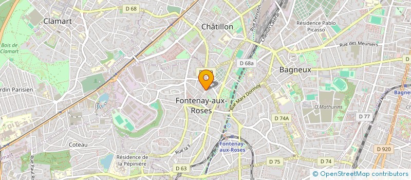 localisation de l'entreprise MONSIEUR KONDA NLUNDULU à FONTENAY-AUX-ROSES