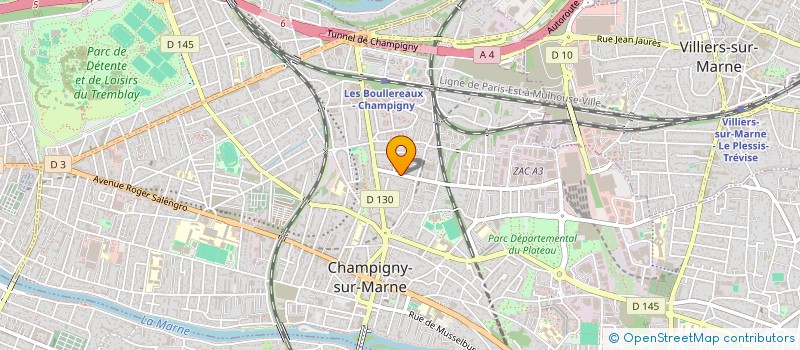 localisation de l'entreprise MONSIEUR KONDE TOUAPLE à CHAMPIGNY-SUR-MARNE
