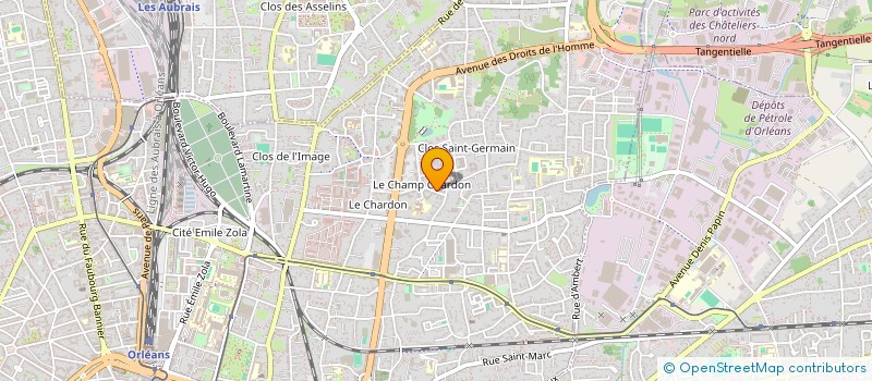 localisation de l'entreprise MONSIEUR KONDJO OKUNDJI à ORLEANS