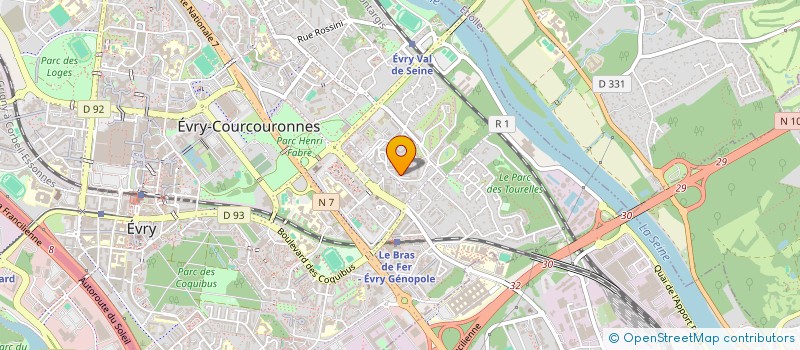 localisation de l'entreprise MONSIEUR KONE SEKOU  EVRY-COURCOURONNES