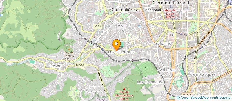 localisation de l'entreprise MONSIEUR KONE SIAKA  CHAMALIERES