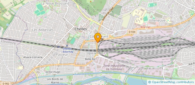 localisation de l'entreprise MONSIEUR KONE WILFRIED KARNO  CHELLES