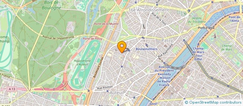 localisation de l'entreprise MONSIEUR KONGHAI ZHU  PARIS