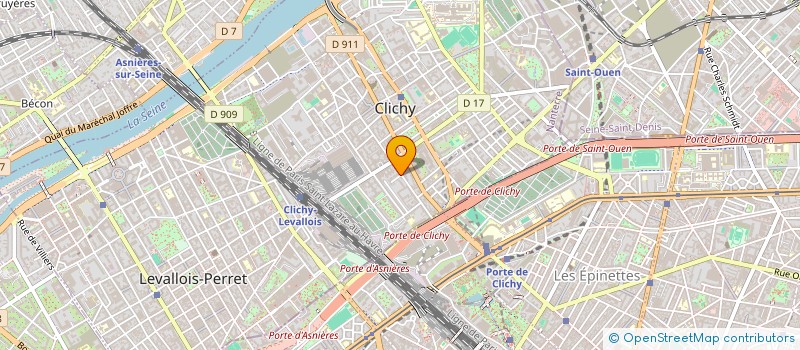 localisation de l'entreprise MONSIEUR KONSTANTIN DOMB à CLICHY