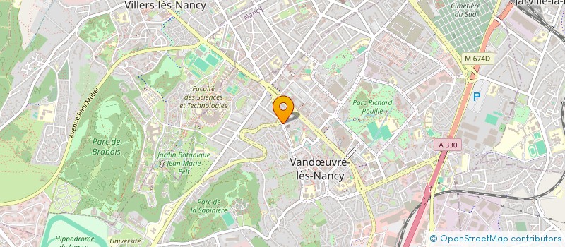 localisation de l'entreprise MONSIEUR KONSTANTIN KOZLOVTSEV  VANDUVRE-LES-NANCY