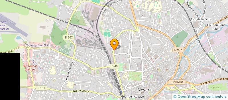 localisation de l'entreprise MONSIEUR KONSTANTINOS KOSTAKOPOULOS à NEVERS