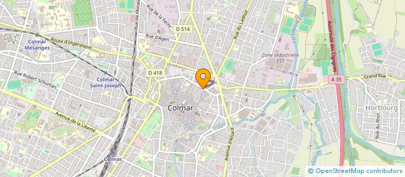 localisation de l'entreprise MONSIEUR KONWAL TRIBALLIER  COLMAR