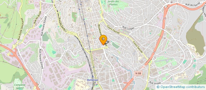 localisation de l'entreprise MONSIEUR KORAY DAL  SAINT-ETIENNE