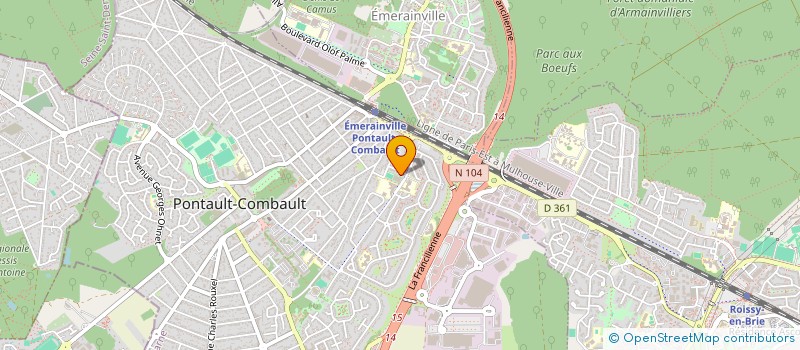 localisation de l'entreprise MONSIEUR KORAY OZUGULER à PONTAULT COMBAULT