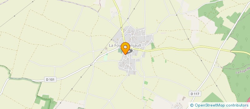 localisation de l'entreprise MONSIEUR KORENTIN MASSON  LA FOYE-MONJAULT