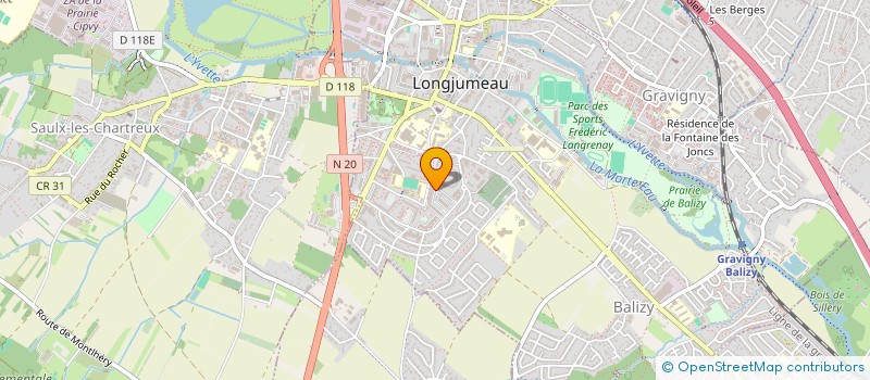 localisation de l'entreprise MONSIEUR KORKA DIALLO à LONGJUMEAU