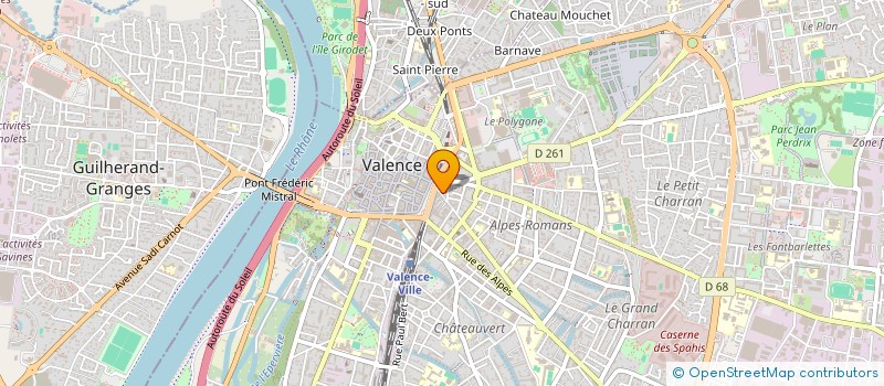 localisation de l'entreprise MONSIEUR KORKA DIALLO  VALENCE