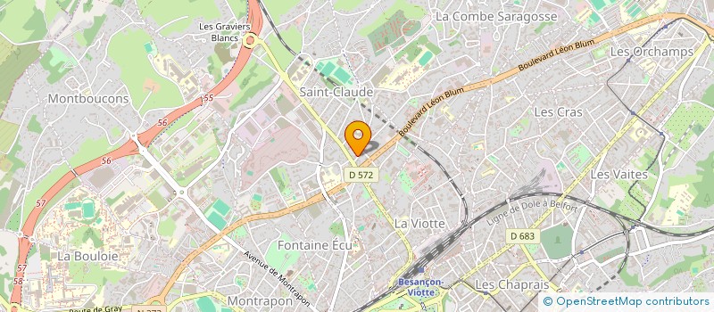 localisation de l'entreprise MONSIEUR KORY VENERI à BESANCON