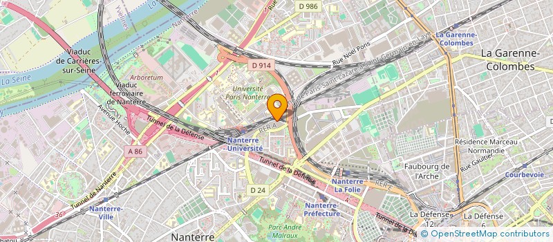 localisation de l'entreprise MONSIEUR KOSRAT AL-TARKHANI  NANTERRE