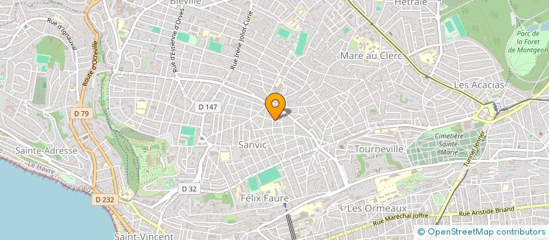 localisation de l'entreprise MONSIEUR KOSSA DIAWARA à LE HAVRE