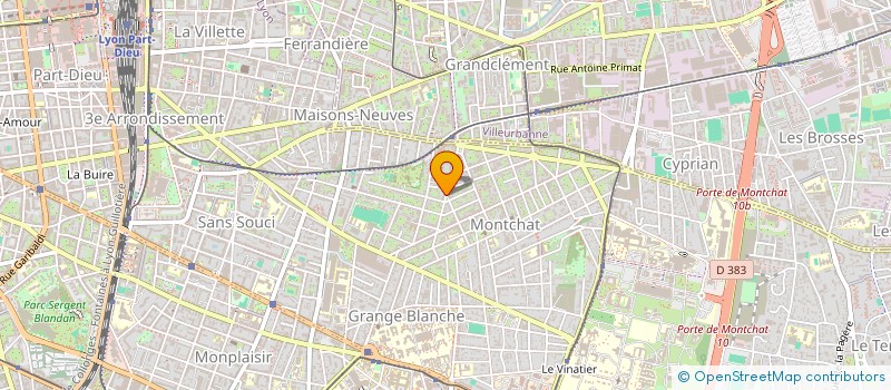 localisation de l'entreprise MONSIEUR KOSSI ADODO-DAHOUE  LYON