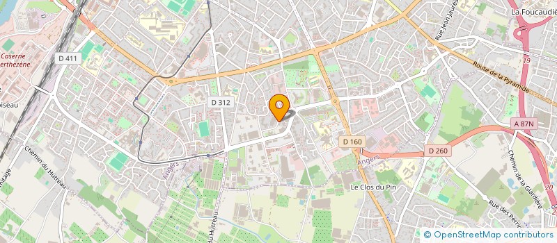 localisation de l'entreprise MONSIEUR KOSSI BAOUTOU à ANGERS