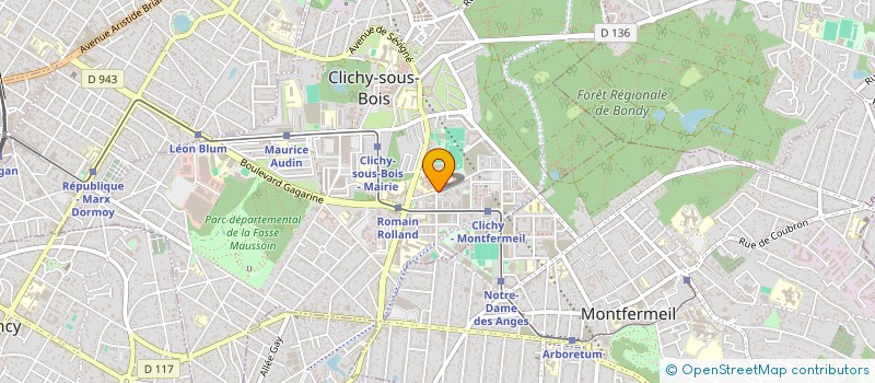 localisation de l'entreprise MONSIEUR KOSSI-INNOCENT DEBA à CLICHY-SOUS-BOIS