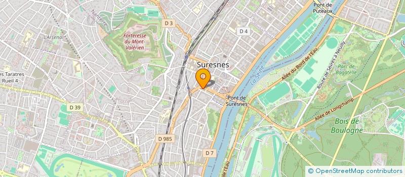 localisation de l'entreprise MONSIEUR KOSSI KALIPE à SURESNES