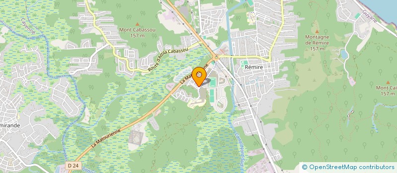 localisation de l'entreprise MONSIEUR KOSSI NUTSUGAN  REMIRE-MONTJOLY