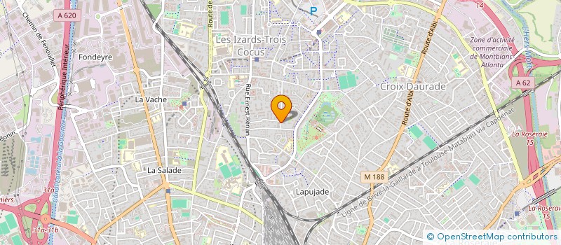 localisation de l'entreprise MONSIEUR KOSSI SEEMALON  TOULOUSE