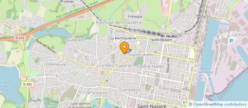 localisation de l'entreprise MONSIEUR KOSSI TRAORE à SAINT-NAZAIRE