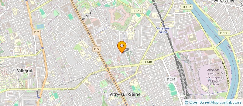 localisation de l'entreprise MONSIEUR KOSSIGAN ANTHONY  VITRY-SUR-SEINE