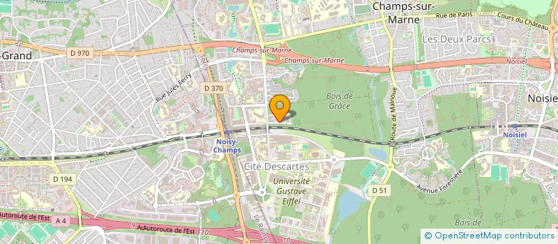 localisation de l'entreprise MONSIEUR KOSSIVI GAWOU à CHAMPS-SUR-MARNE