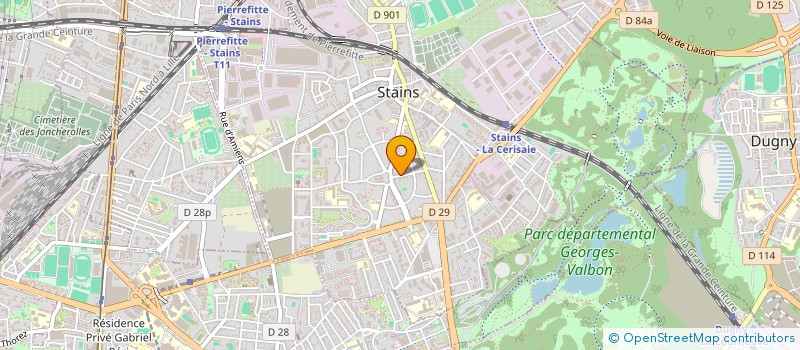 localisation de l'entreprise MONSIEUR KOSSIVI OROU à STAINS