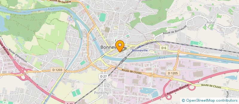 localisation de l'entreprise MONSIEUR KOSTADIN GOLEV  BONNEVILLE