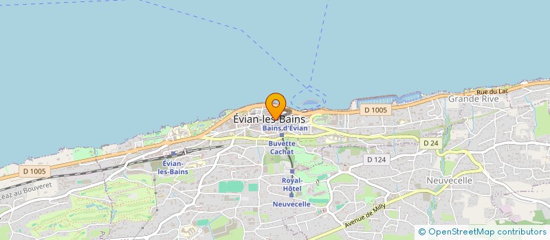 localisation de l'entreprise MONSIEUR KOSTAS MANIKAKIS  EVIAN-LES-BAINS