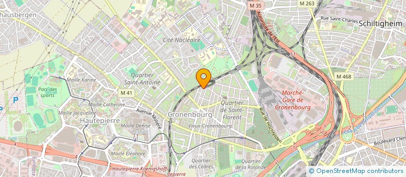 localisation de l'entreprise MONSIEUR KOSTIA GLADKOFF à STRASBOURG