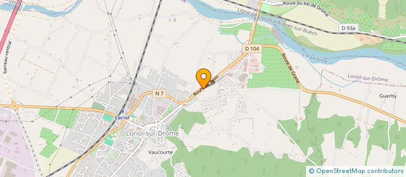 localisation de l'entreprise MONSIEUR KOSTIA NESTEROVITCH  LORIOL-SUR-DROME