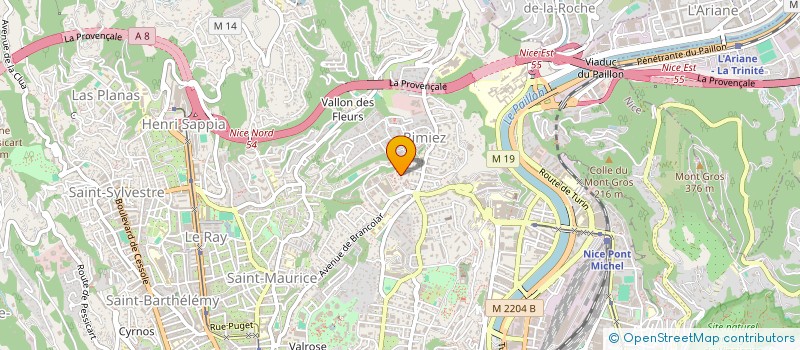 localisation de l'entreprise MONSIEUR KOSTIANTYN YURCHENKO à NICE