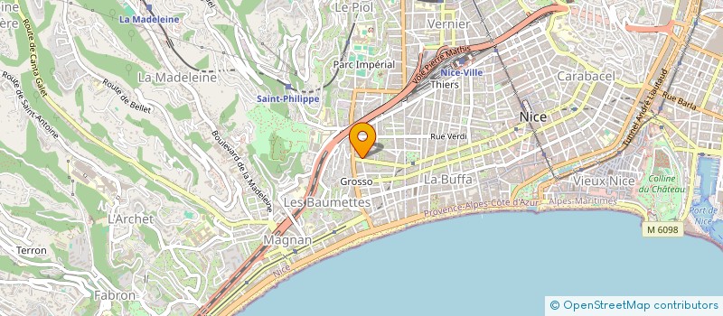 localisation de l'entreprise MONSIEUR KOSTYANTYN SYCHOV à NICE
