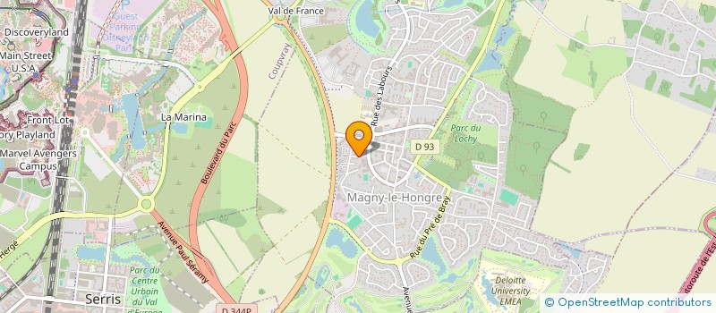 localisation de l'entreprise MONSIEUR KOTI MIYAMOTO  MAGNY-LE-HONGRE