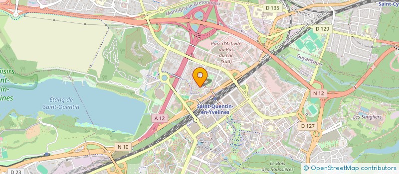 localisation de l'entreprise MONSIEUR KOTOBE BEUGRE  MONTIGNY-LE-BRETONNEUX