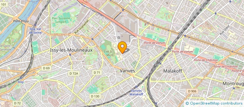 localisation de l'entreprise MONSIEUR KOUADIO CLEMENT YAO à VANVES