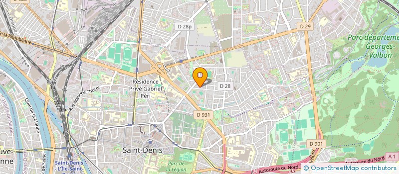 localisation de l'entreprise MONSIEUR KOUADIO KOUAME à SAINT-DENIS